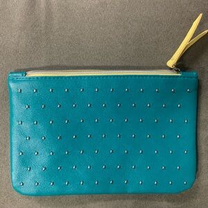 Brand New Hunter Green Studded Glam Bag Clutch